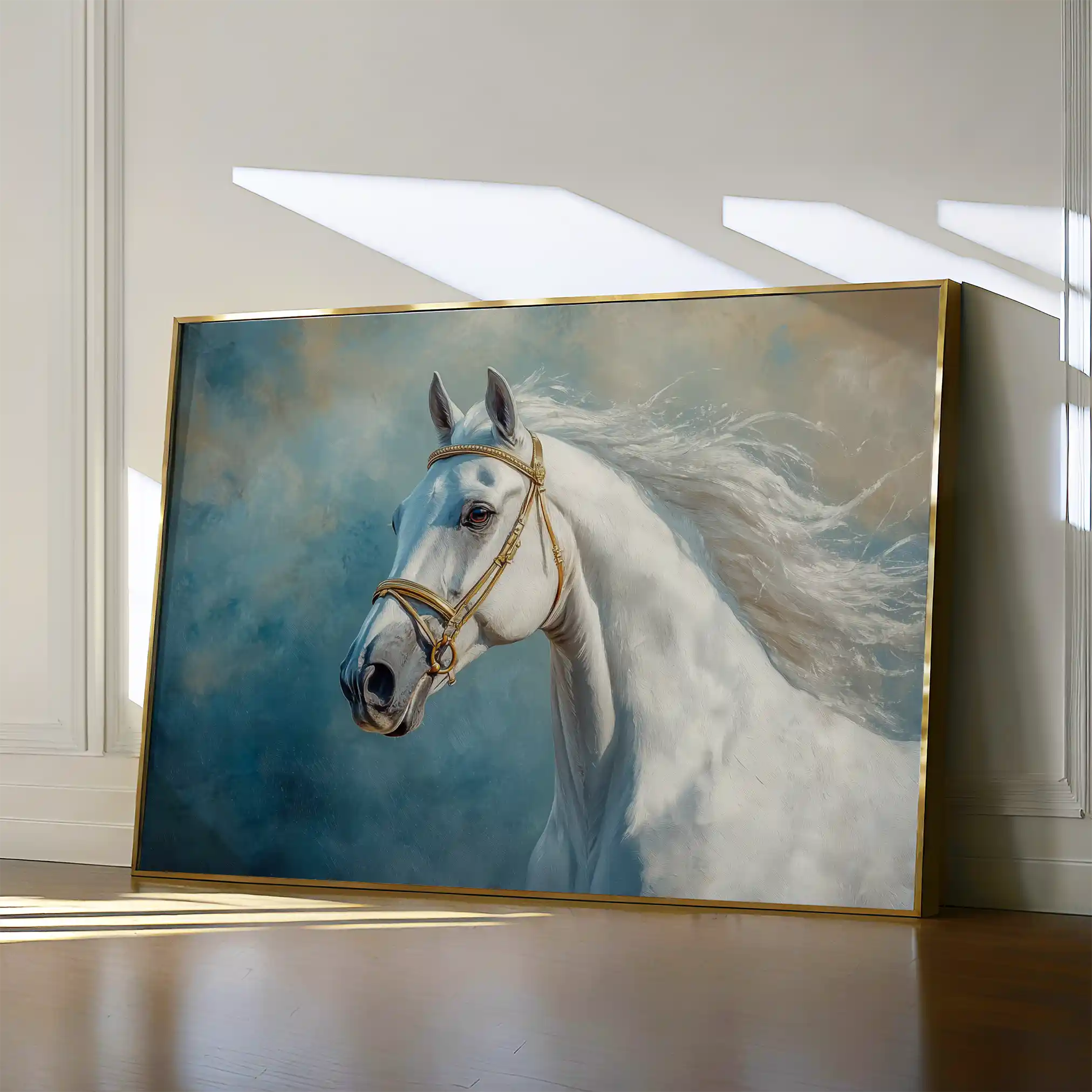 Horses 231 Canvas Art 90 x 60 cm / Stretched on hidden frame