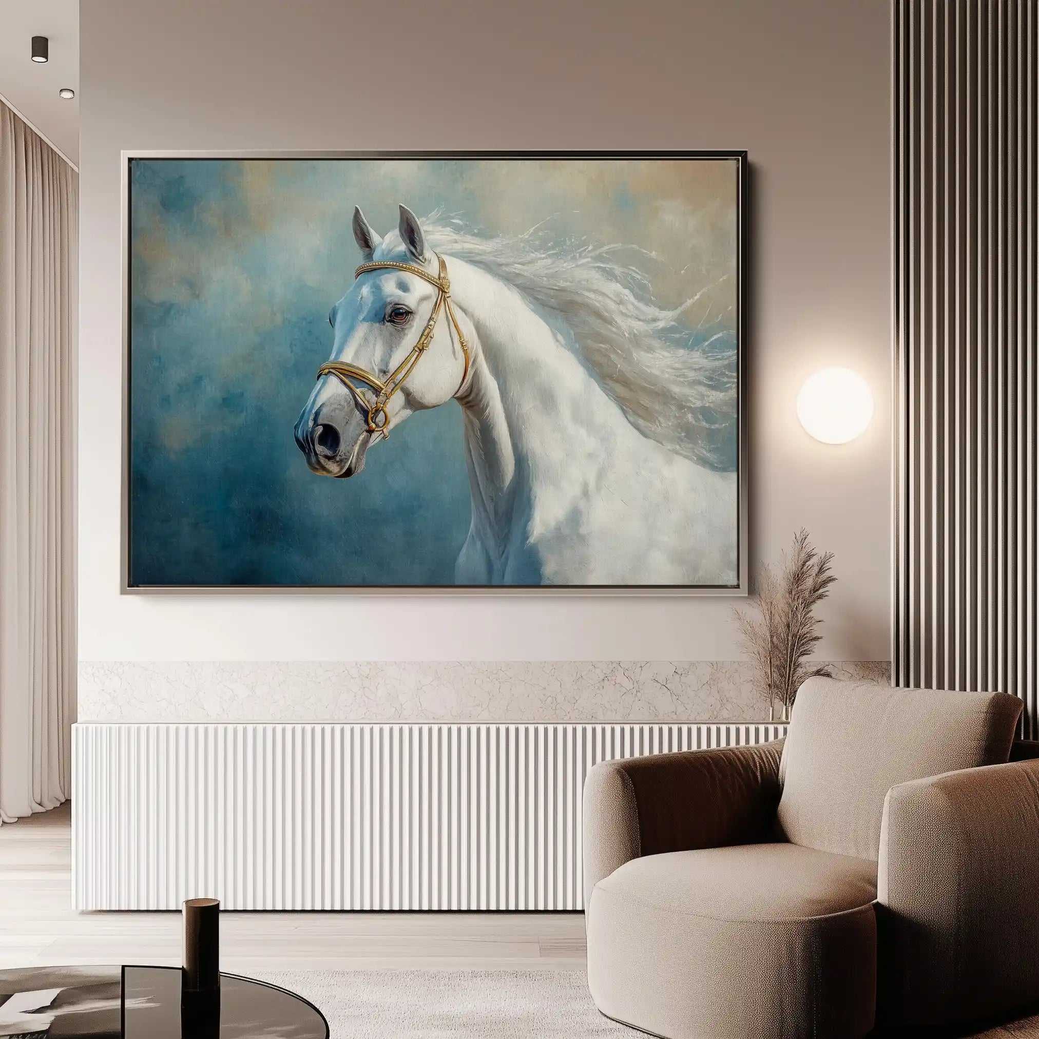Horses 231 Canvas Art 90 x 60 cm / Stretched on hidden frame