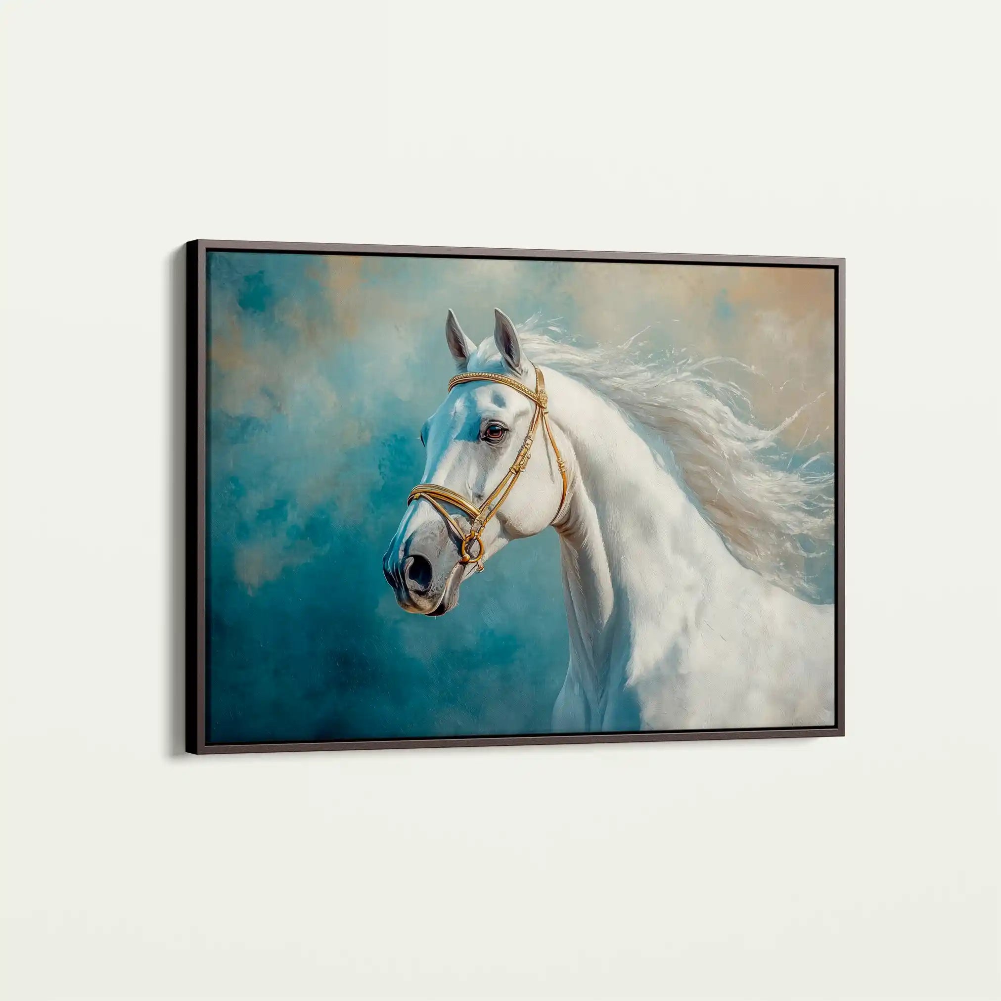 Horses 231 Canvas Art 90 x 60 cm / Stretched on hidden frame