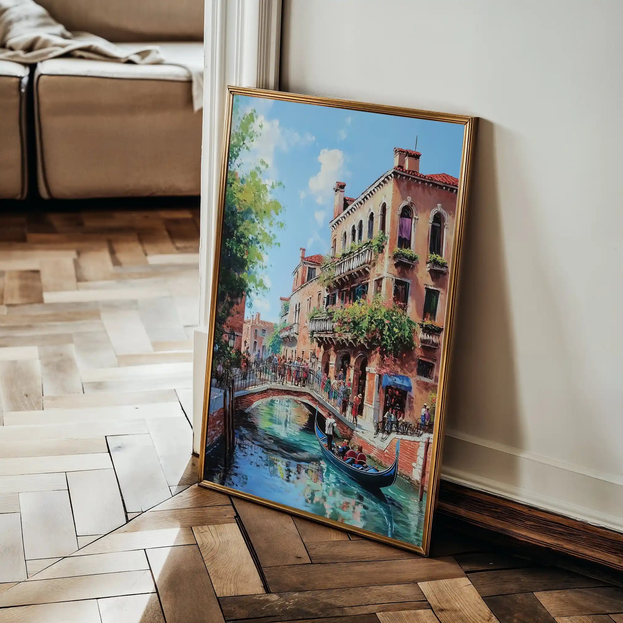 Landscape 231 Canvas Art 90 x 60 cm / Stretched on hidden frame