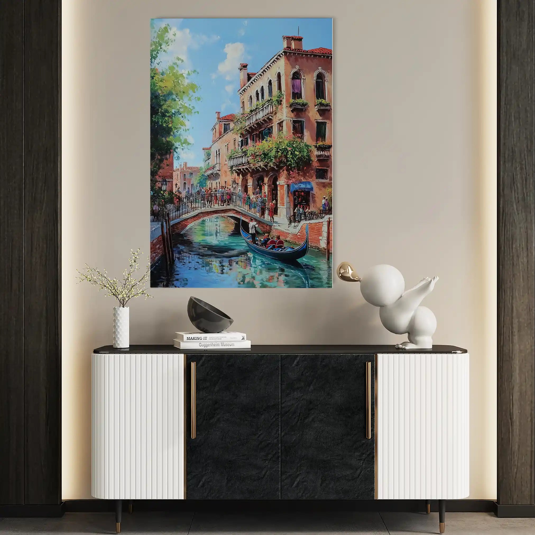 Landscape 231 Canvas Art 90 x 60 cm / Stretched on hidden frame