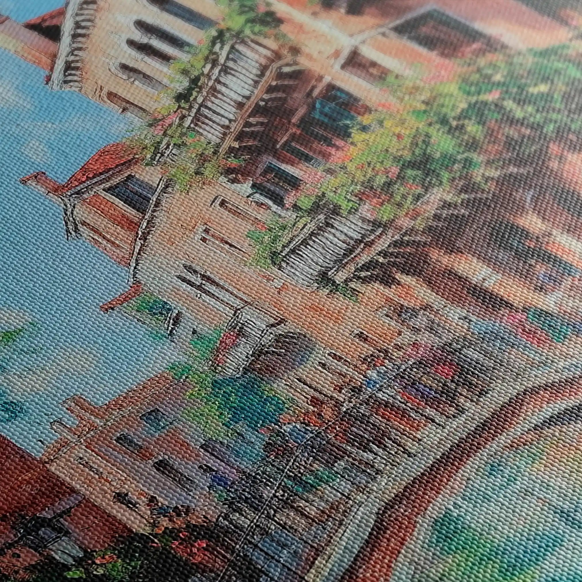 Landscape 231 Canvas Art 90 x 60 cm / Stretched on hidden frame