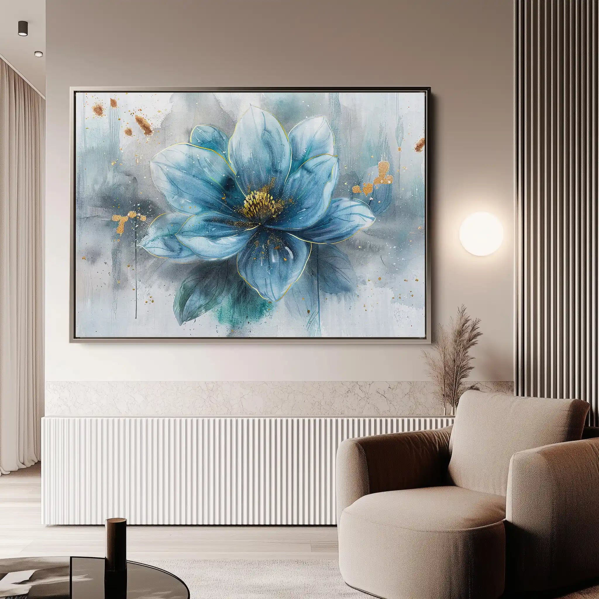 Floral Canvas Wall Art WAD232-F 90 x 60 cm / Stretched on hidden frame