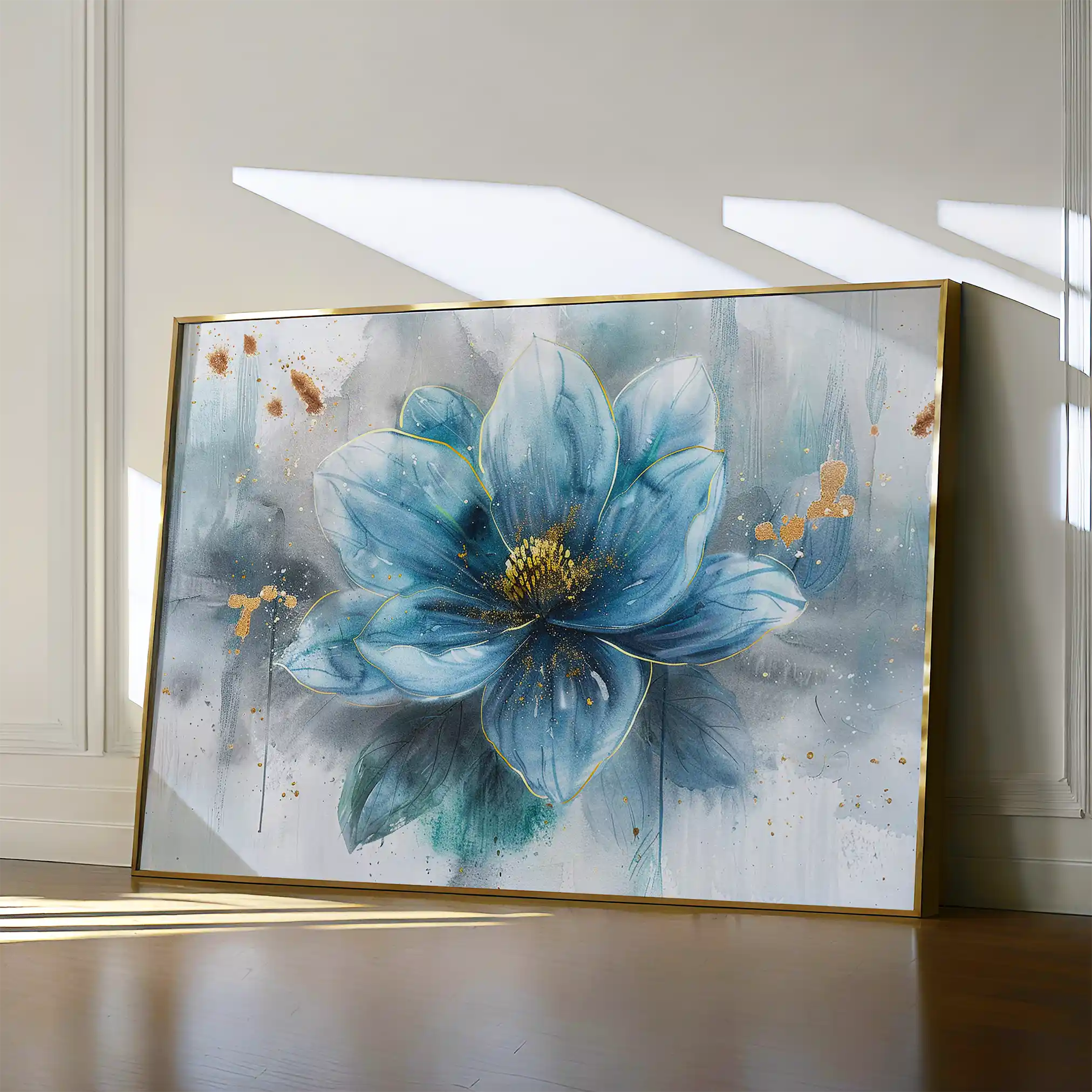 Floral Canvas Wall Art WAD232-F 90 x 60 cm / Stretched on hidden frame