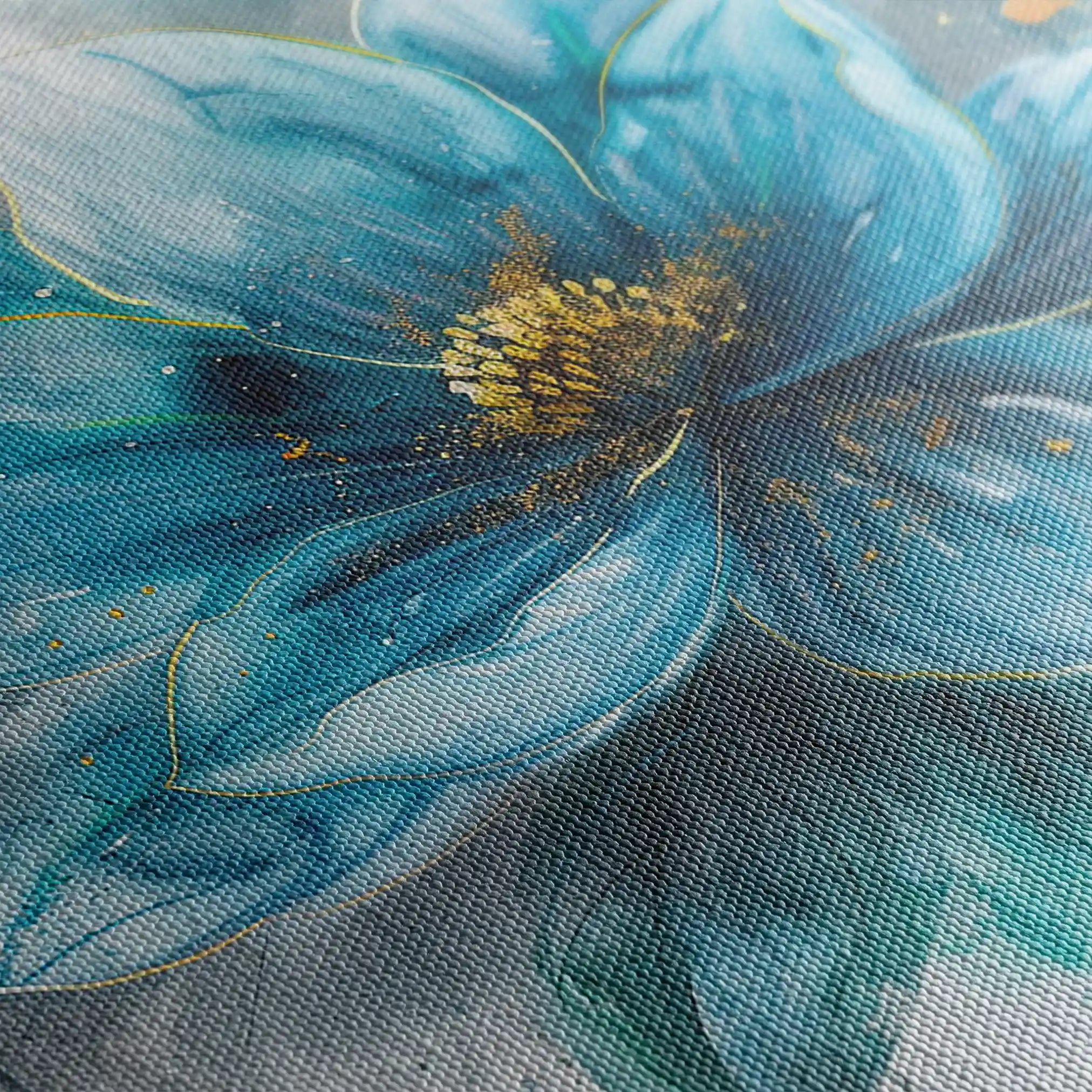 Floral Canvas Wall Art WAD232-F 90 x 60 cm / Stretched on hidden frame