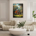 Landscape 232 Canvas Art 90 x 60 cm / Stretched on hidden frame