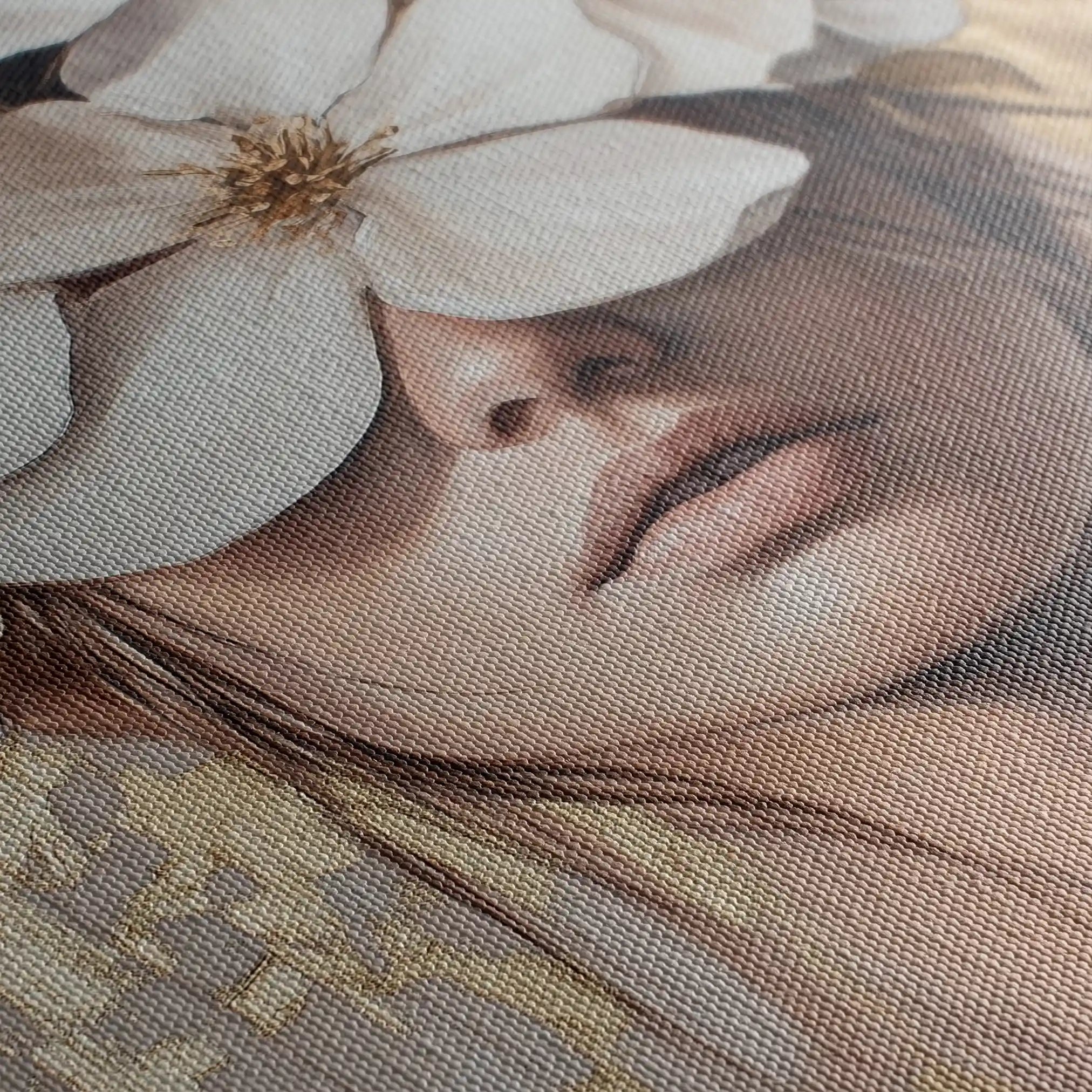 Portrait 232 Canvas Art 90 x 60 cm / Stretched on hidden frame