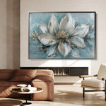 Floral Canvas Wall Art WAD233-F 90 x 60 cm / Stretched on hidden frame