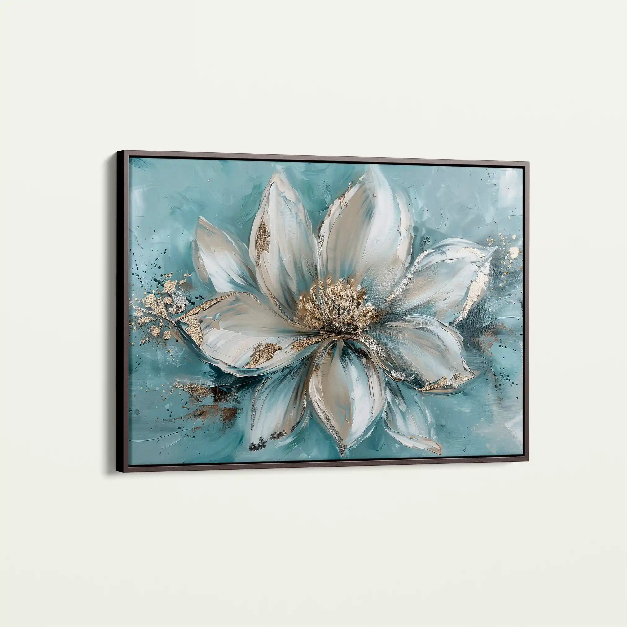 Floral Canvas Wall Art WAD233-F 90 x 60 cm / Stretched on hidden frame
