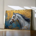 Horses 233 Canvas Art 90 x 60 cm / Stretched on hidden frame