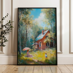 Landscape 233 Canvas Art 90 x 60 cm / Stretched on hidden frame