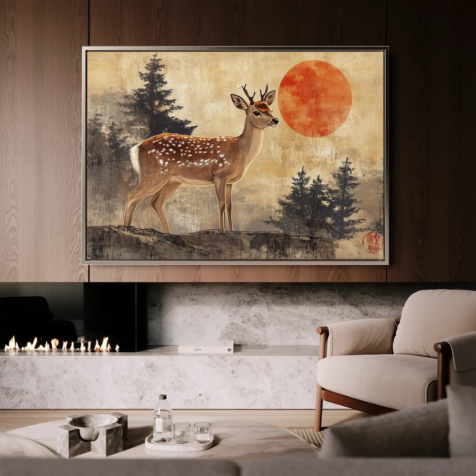 Animals 234 Canvas Art 90 x 60 cm / Stretched on hidden frame