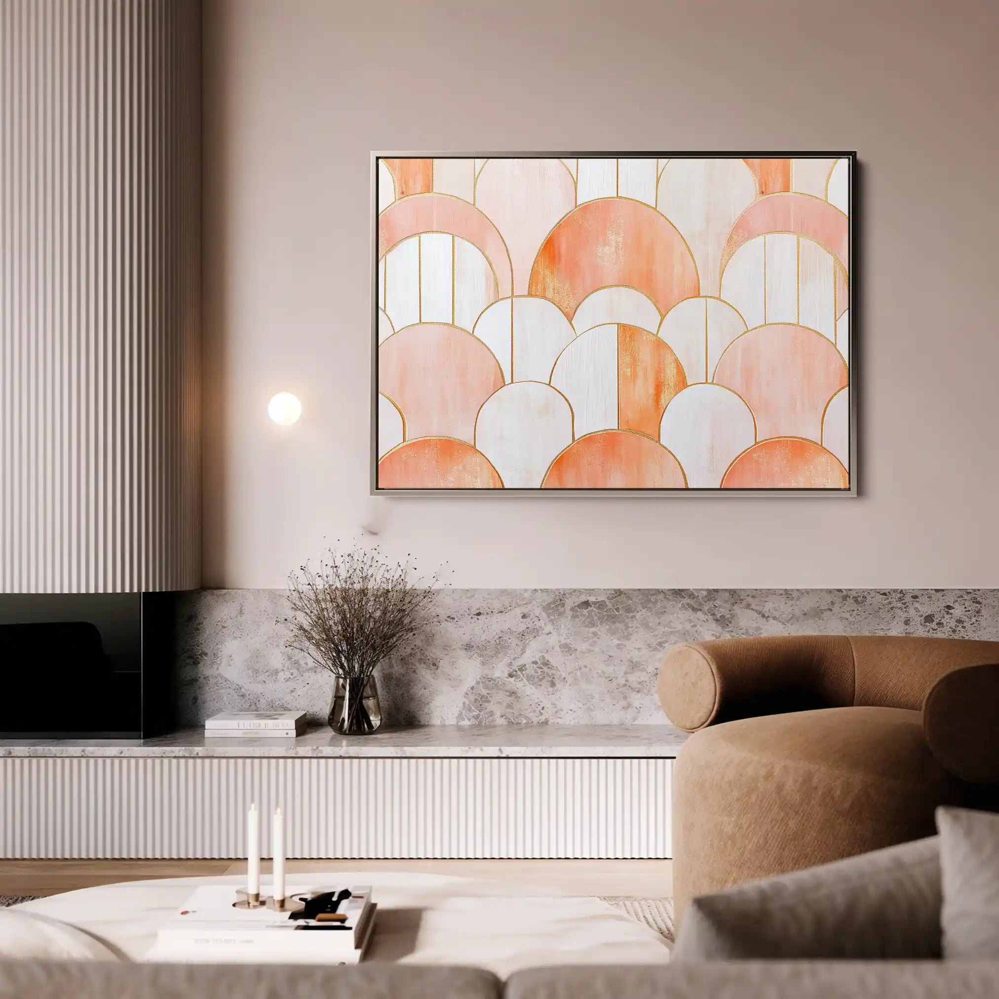 Boho 234 Canvas Art 90 x 60 cm / Stretched on hidden frame