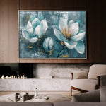 Floral Canvas Wall Art WAD234-F 90 x 60 cm / Stretched on hidden frame