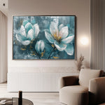 Floral Canvas Wall Art WAD234-F 90 x 60 cm / Stretched on hidden frame