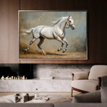 Horses 234 Canvas Art 90 x 60 cm / Stretched on hidden frame