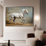 Horses 234 Canvas Art 90 x 60 cm / Stretched on hidden frame
