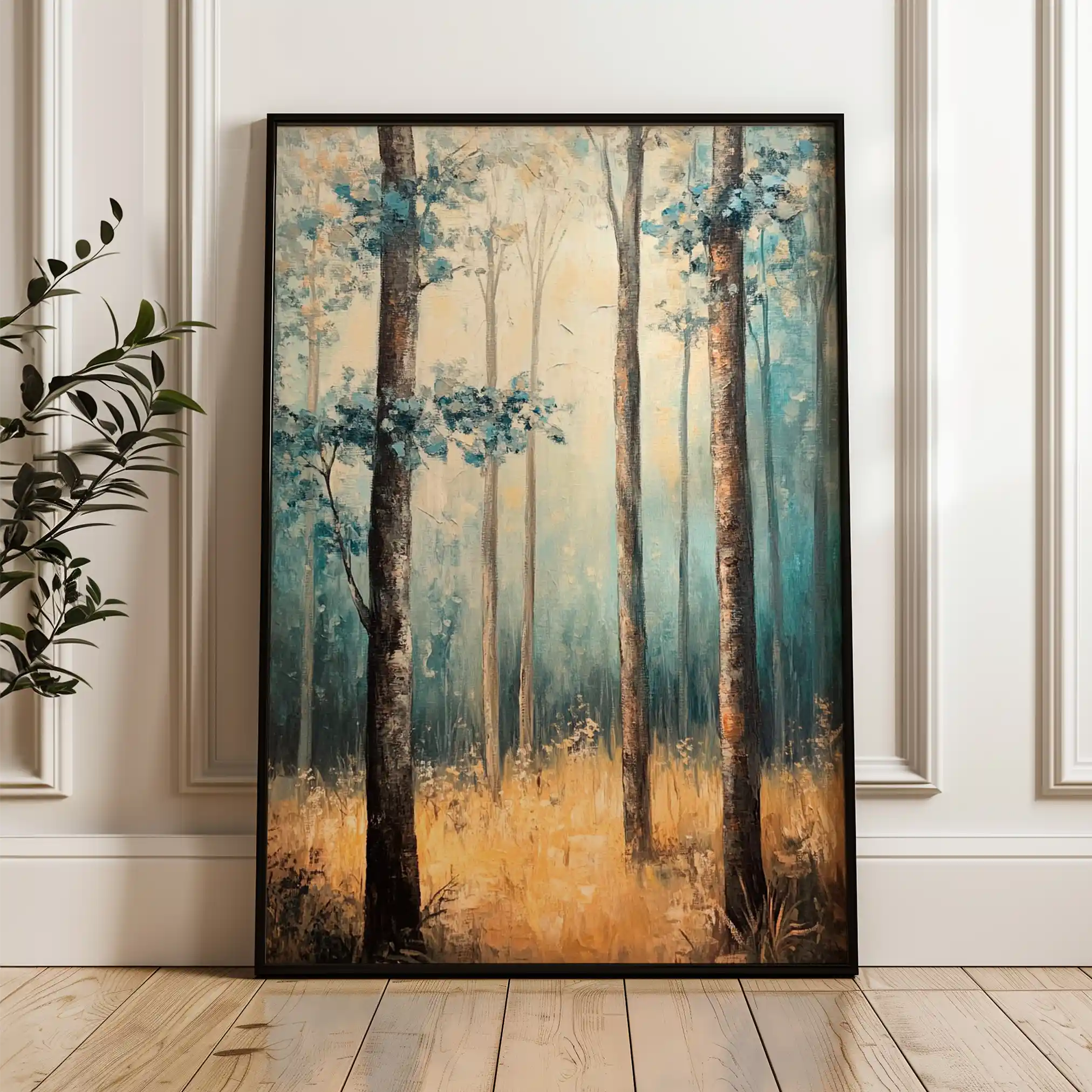 Landscape 234 Canvas Art 90 x 60 cm / Stretched on hidden frame