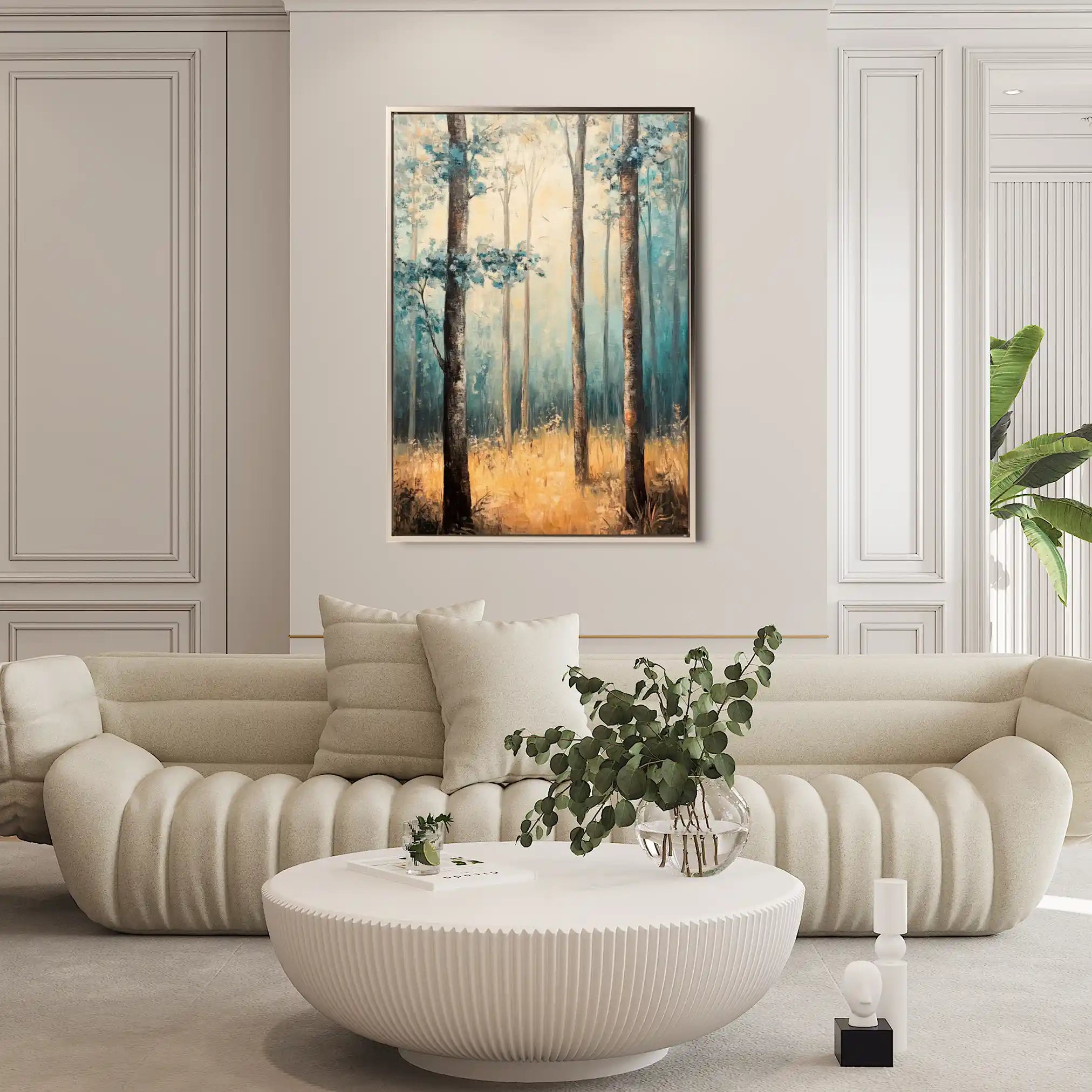 Landscape 234 Canvas Art 90 x 60 cm / Stretched on hidden frame
