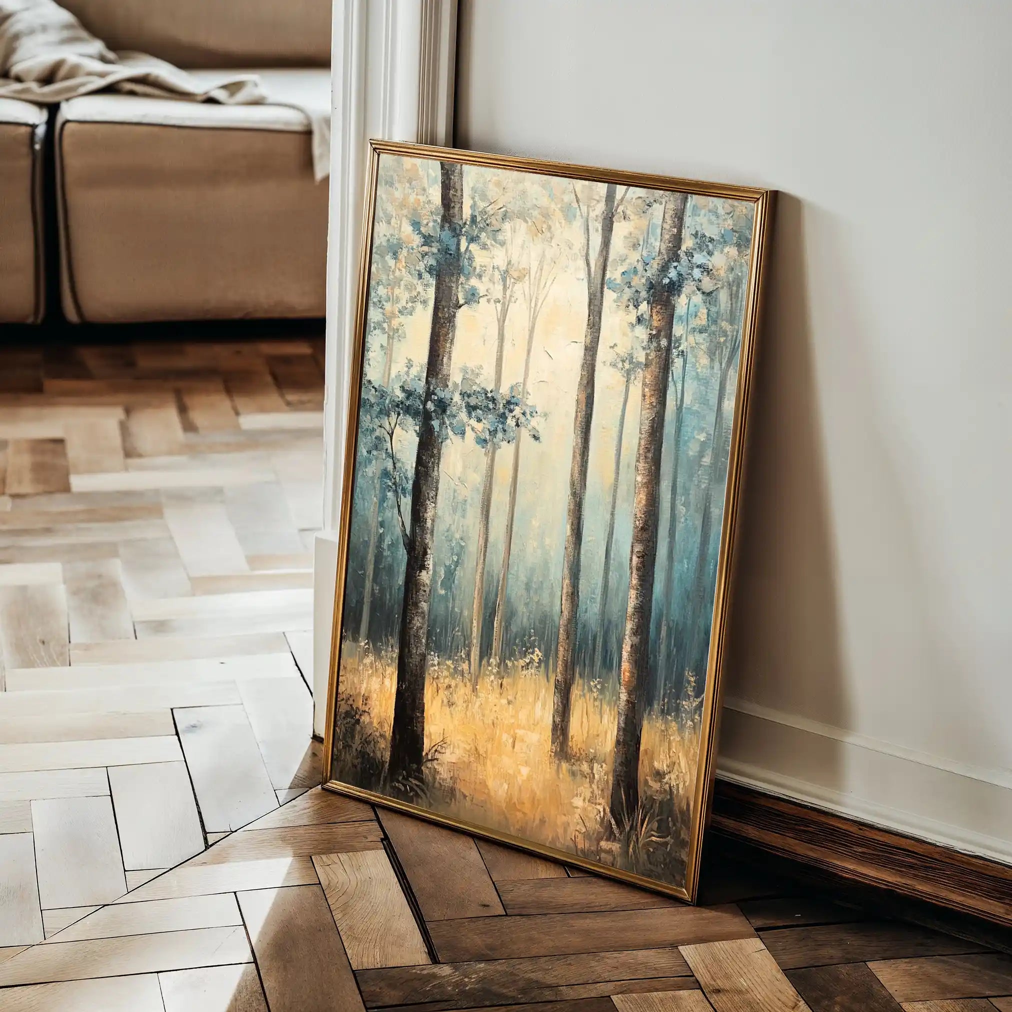 Landscape 234 Canvas Art 90 x 60 cm / Stretched on hidden frame