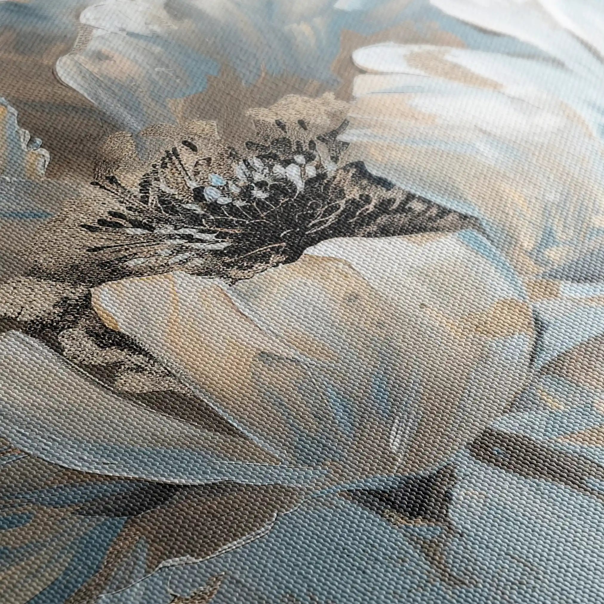 Floral Canvas Wall Art WAD235-F 90 x 60 cm / Stretched on hidden frame