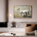 Horses 235 Canvas Art 90 x 60 cm / Stretched on hidden frame