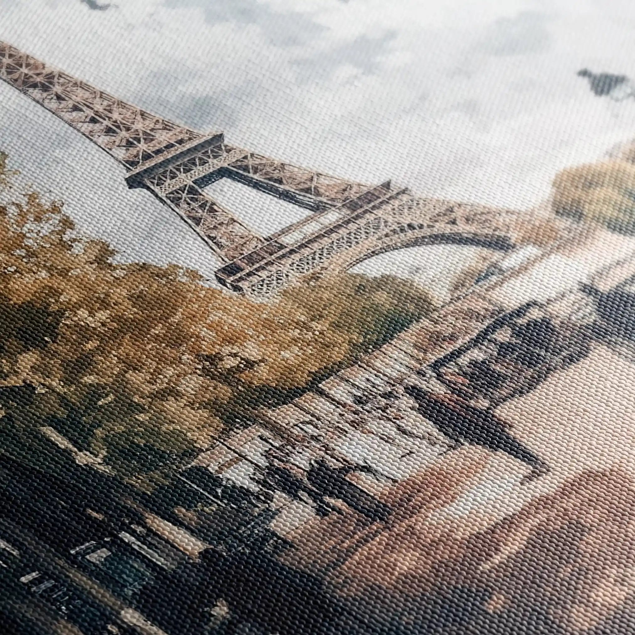 Landscape 235 Canvas Art 90 x 60 cm / Stretched on hidden frame