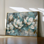 Floral Canvas Wall Art WAD236-F 90 x 60 cm / Stretched on hidden frame