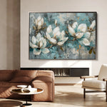 Floral Canvas Wall Art WAD236-F 90 x 60 cm / Stretched on hidden frame