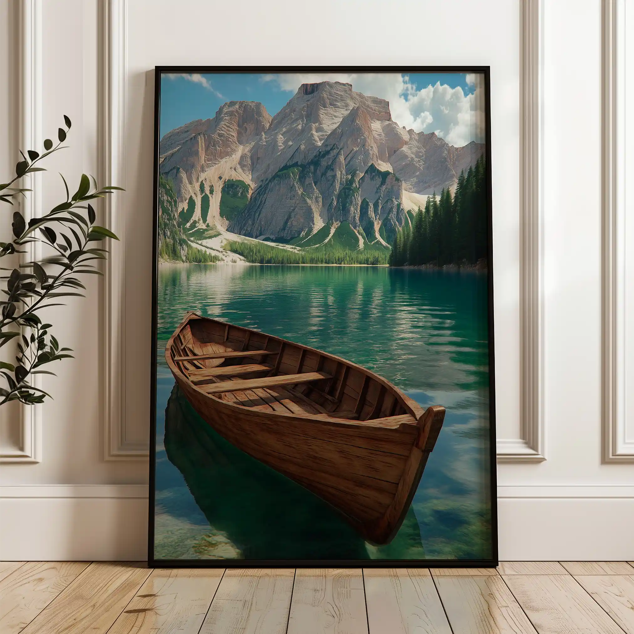 Landscape 236 Canvas Art 90 x 60 cm / Stretched on hidden frame