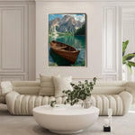 Landscape 236 Canvas Art 90 x 60 cm / Stretched on hidden frame