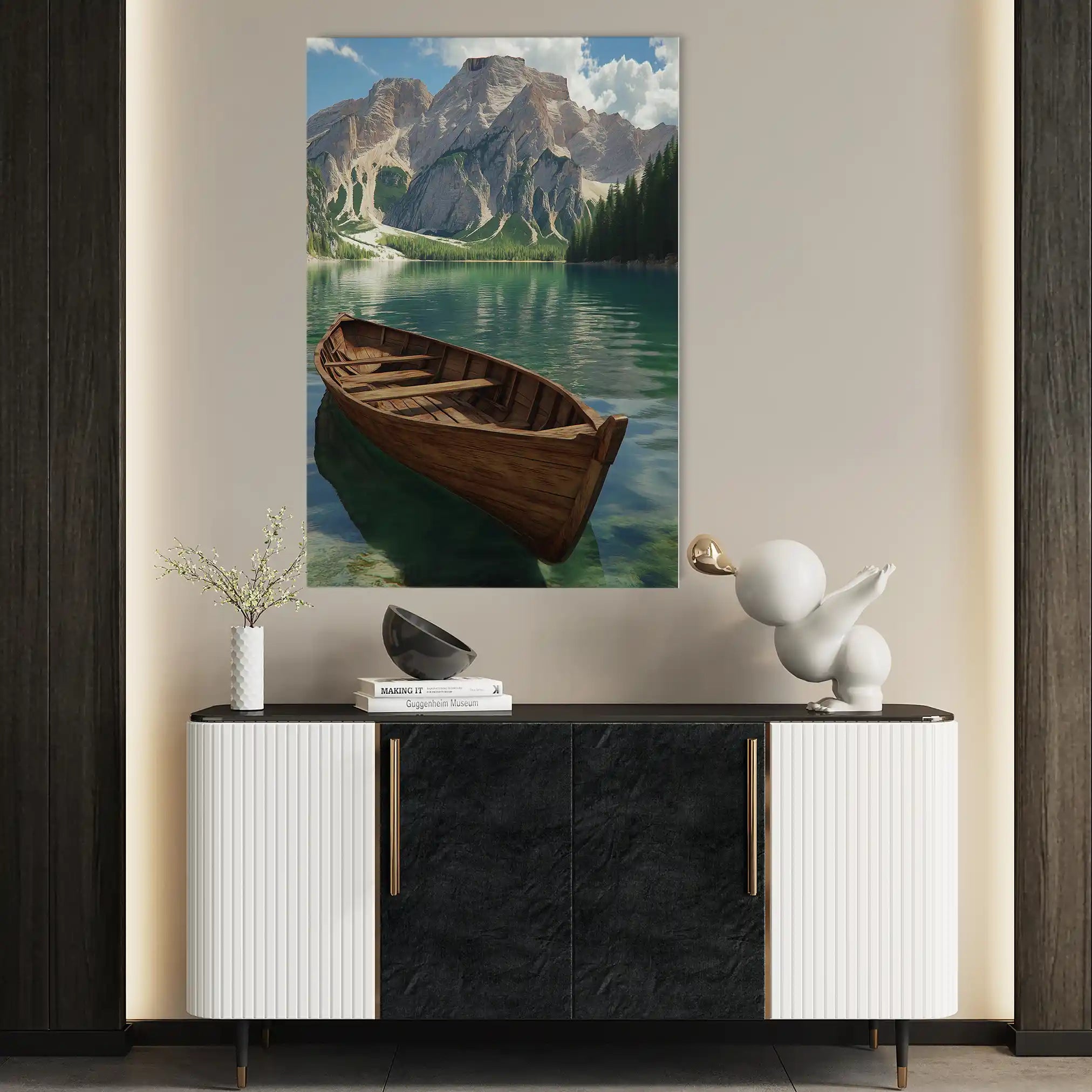 Landscape 236 Canvas Art 90 x 60 cm / Stretched on hidden frame