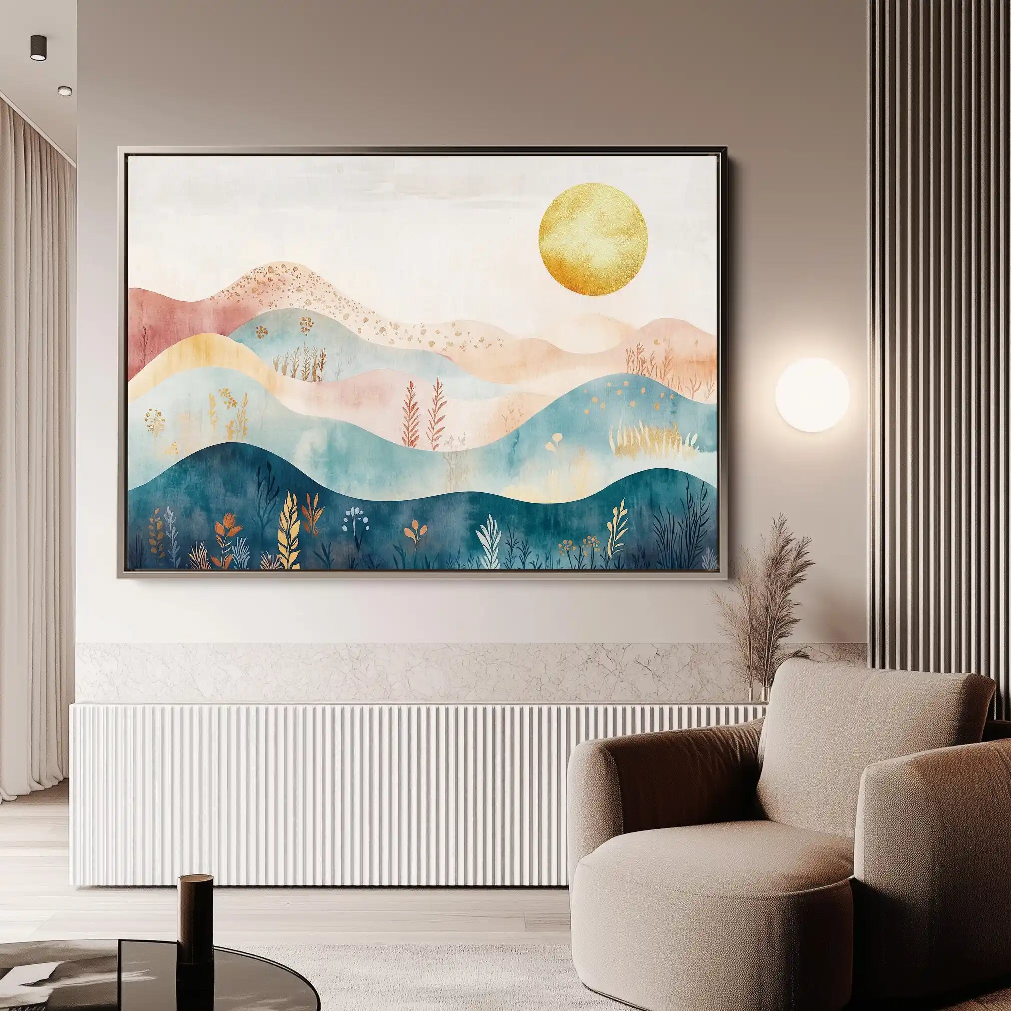 Boho 237 Canvas Art 90 x 60 cm / Stretched on hidden frame