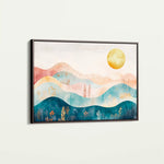 Boho 237 Canvas Art 90 x 60 cm / Stretched on hidden frame