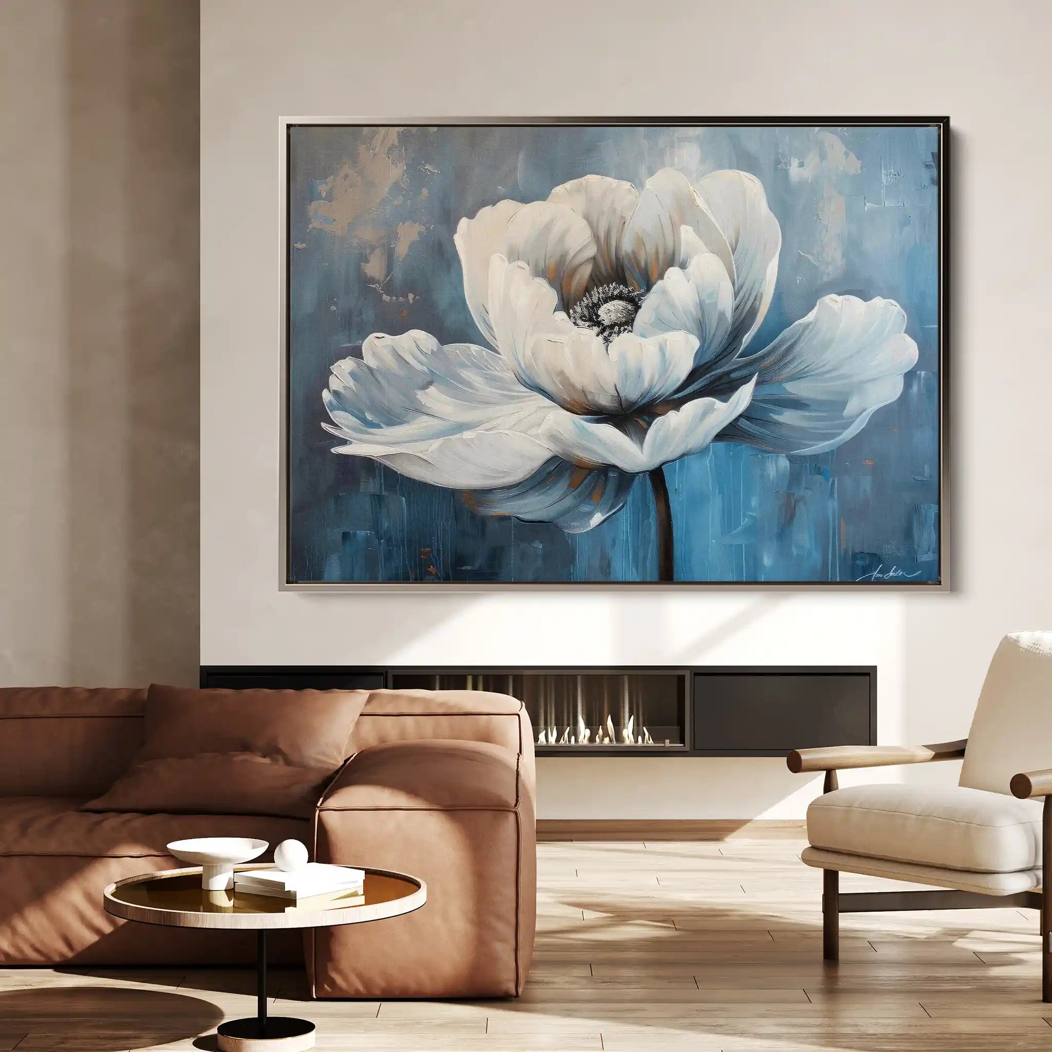 Floral Canvas Wall Art WAD237-F 90 x 60 cm / Stretched on hidden frame