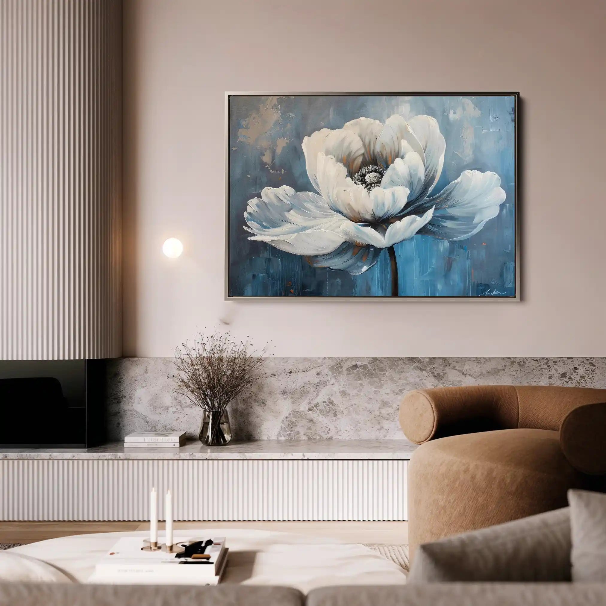 Floral Canvas Wall Art WAD237-F 90 x 60 cm / Stretched on hidden frame