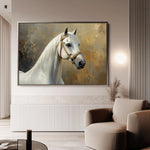 Horses 237 Canvas Art 90 x 60 cm / Stretched on hidden frame