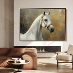 Horses 237 Canvas Art 90 x 60 cm / Stretched on hidden frame