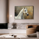 Horses 237 Canvas Art 90 x 60 cm / Stretched on hidden frame