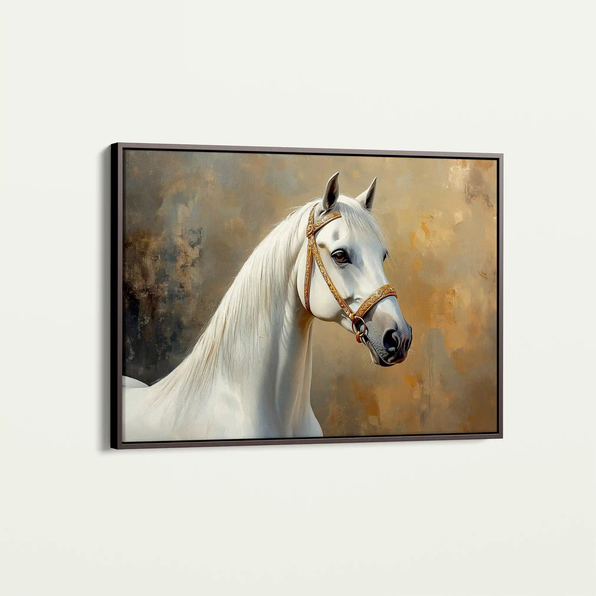 Horses 237 Canvas Art 90 x 60 cm / Stretched on hidden frame