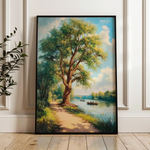 Landscape 237 Canvas Art 90 x 60 cm / Stretched on hidden frame