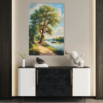 Landscape 237 Canvas Art 90 x 60 cm / Stretched on hidden frame
