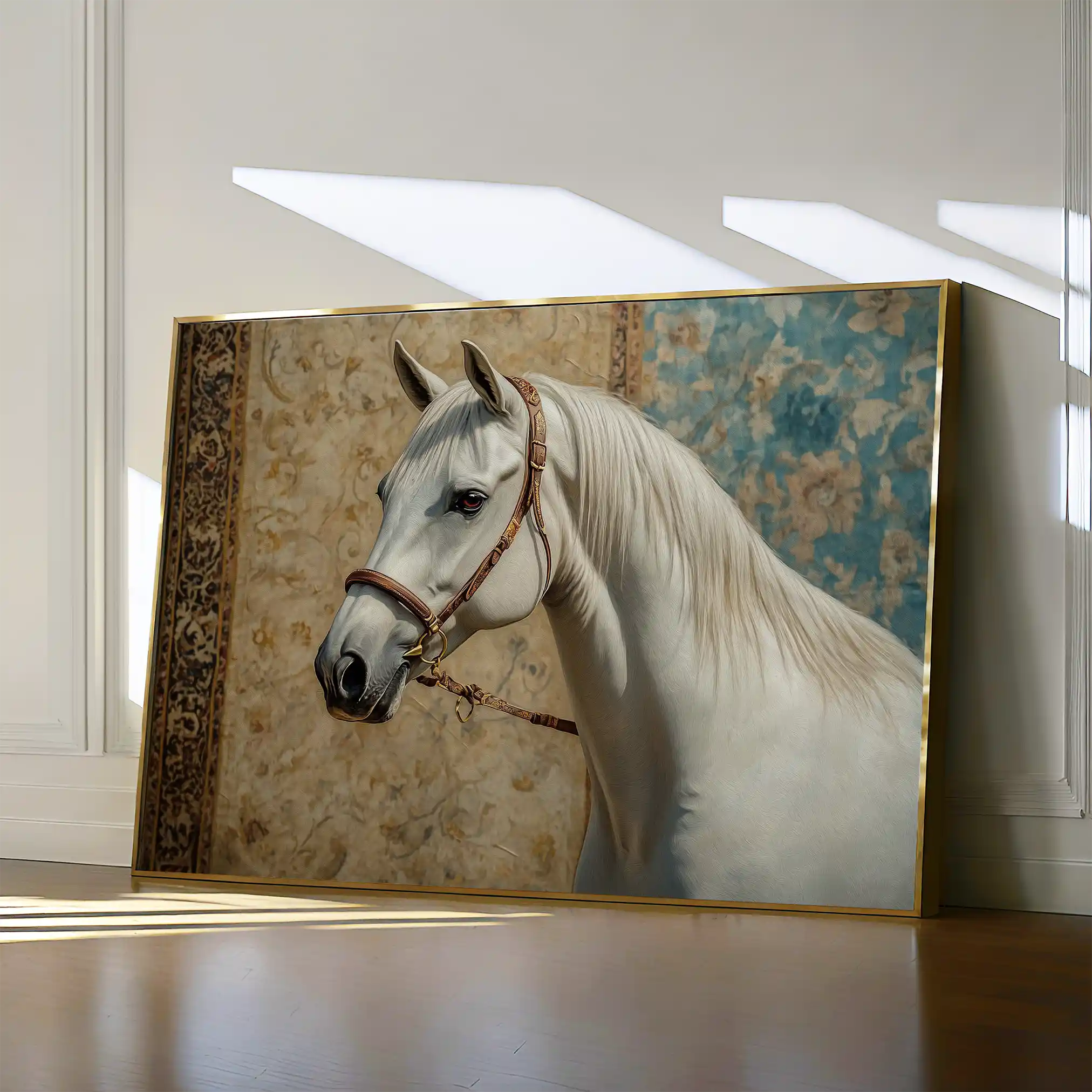 Horses 238 Canvas Art 90 x 60 cm / Stretched on hidden frame