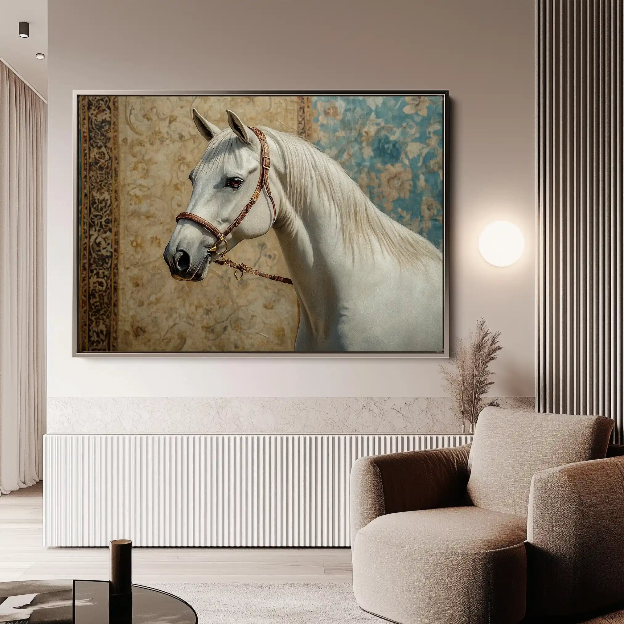 Horses 238 Canvas Art 90 x 60 cm / Stretched on hidden frame