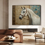 Horses 238 Canvas Art 90 x 60 cm / Stretched on hidden frame