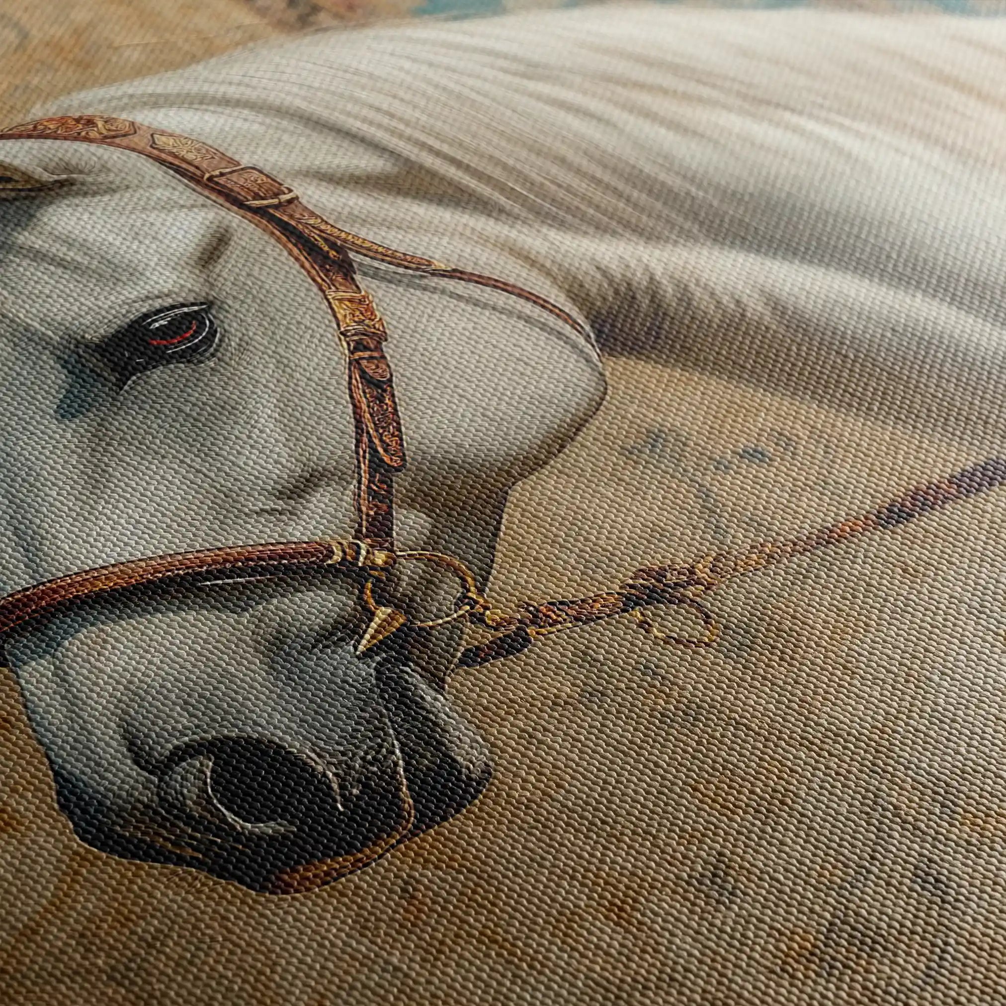 Horses 238 Canvas Art 90 x 60 cm / Stretched on hidden frame