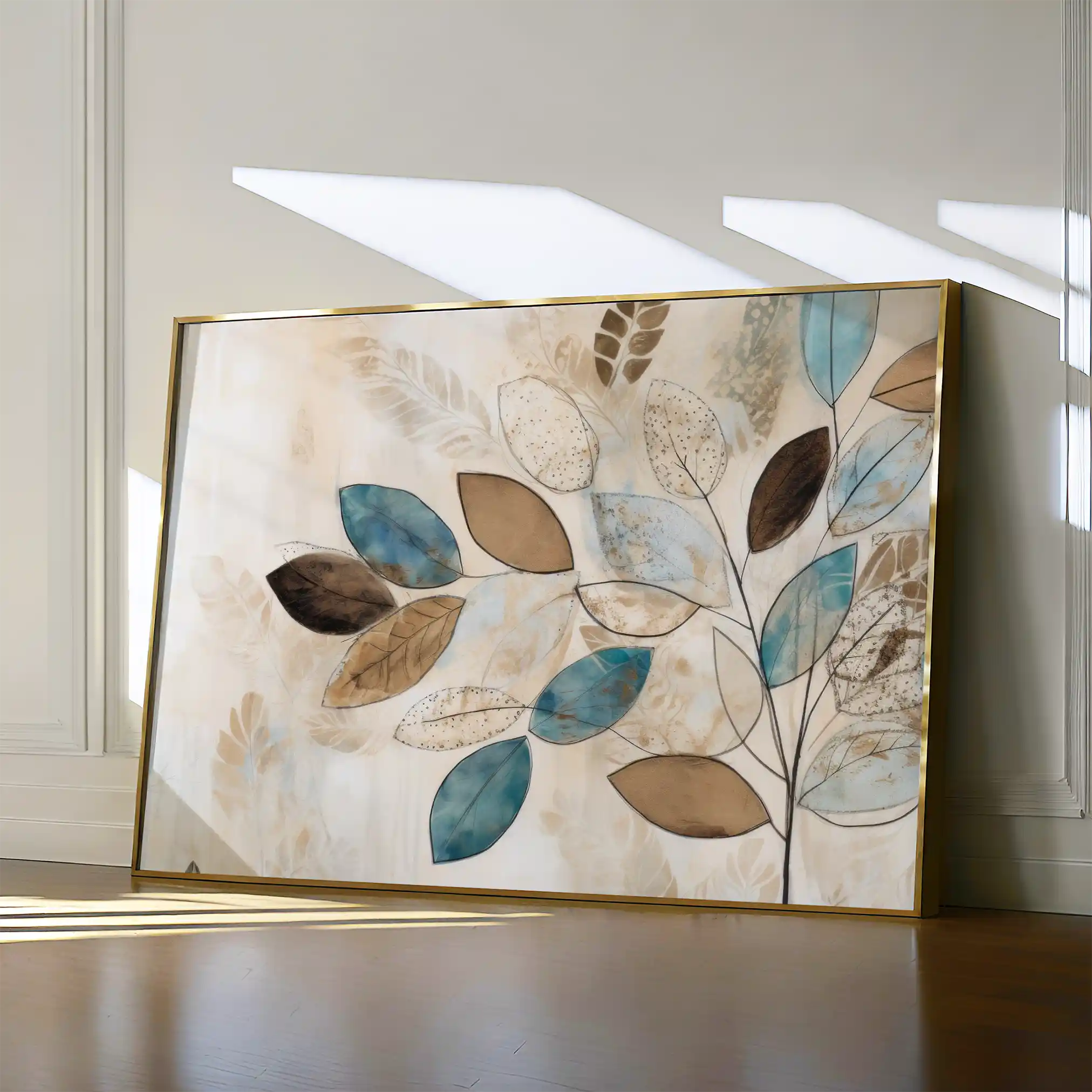 Floral Canvas Wall Art WAD239-F 90 x 60 cm / Stretched on hidden frame