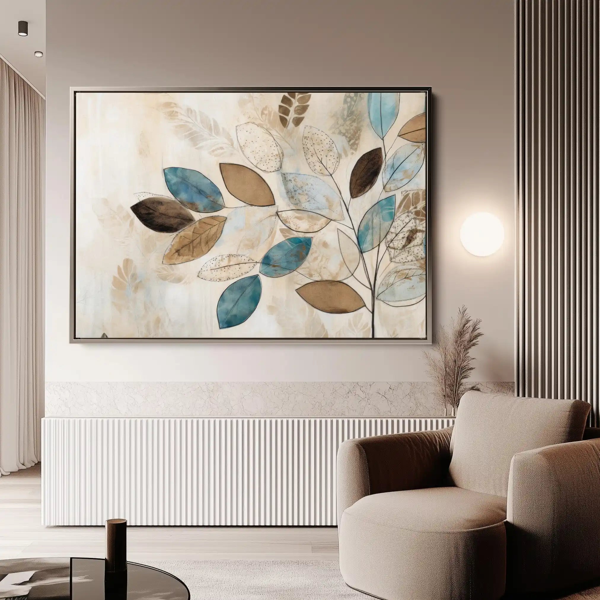 Floral Canvas Wall Art WAD239-F 90 x 60 cm / Stretched on hidden frame