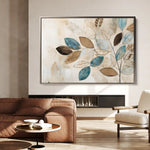 Floral Canvas Wall Art WAD239-F 90 x 60 cm / Stretched on hidden frame