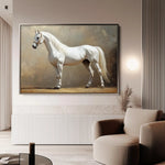 Horses 239 Canvas Art 90 x 60 cm / Stretched on hidden frame